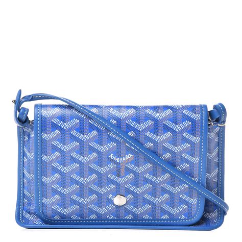 goyard plumet wallet clutch goyardine sky blue|Goyard plumet clutch.